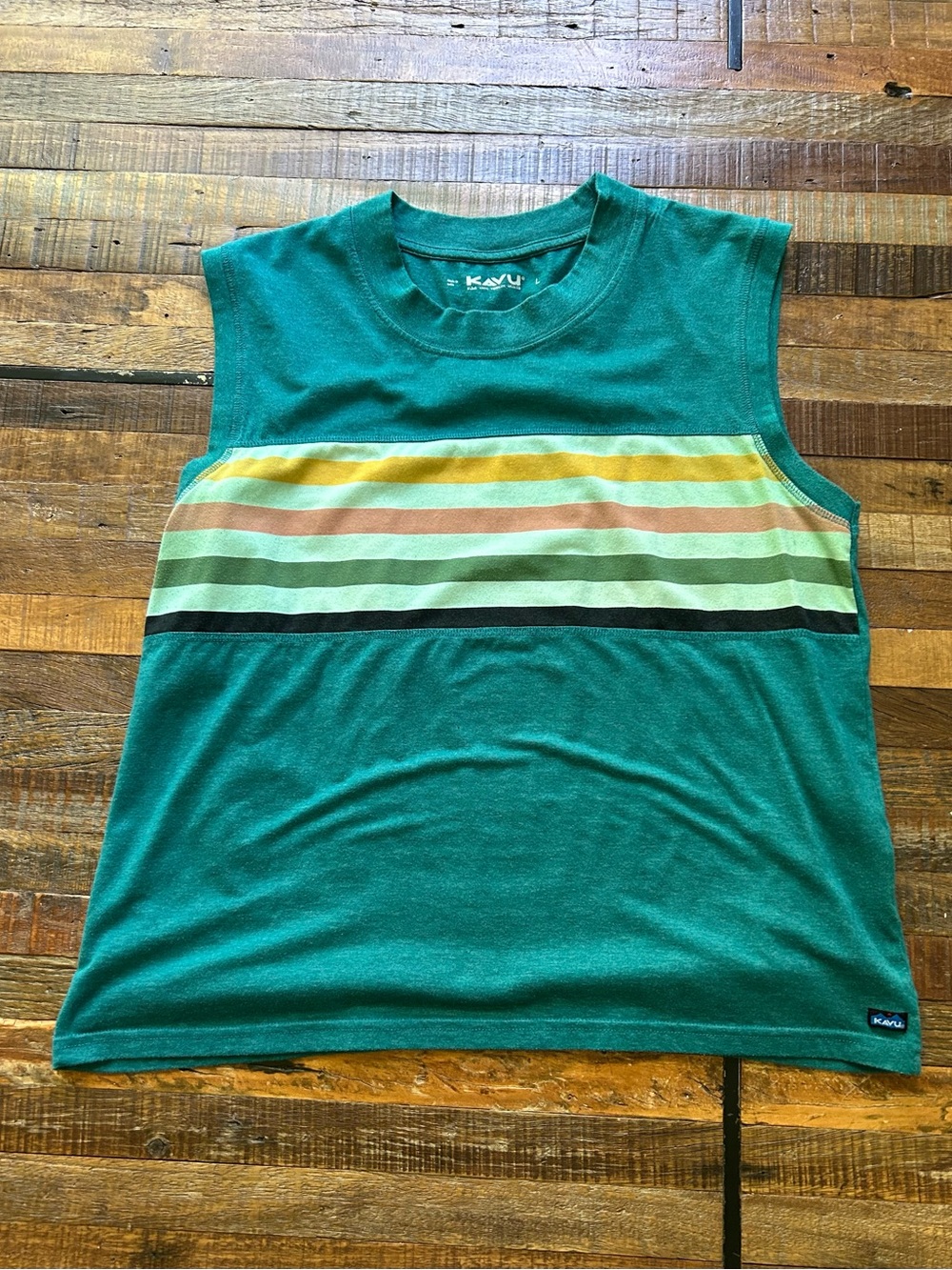 KAVU-TUVA Transformative Teal Tank Top